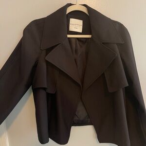 Bagatelle Collection Black Cropped Lapel Jacket size S